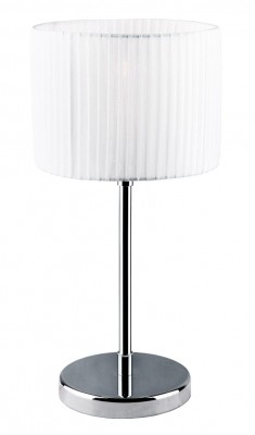 Stolna lampa CONRAD T0010, bijela/krom