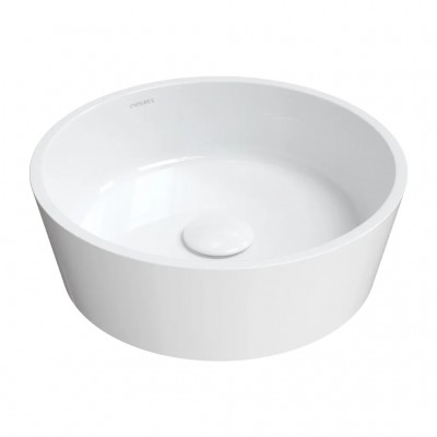 Nadgradni umivaonik BARI M+, ø38 cm, sjajno bijeli