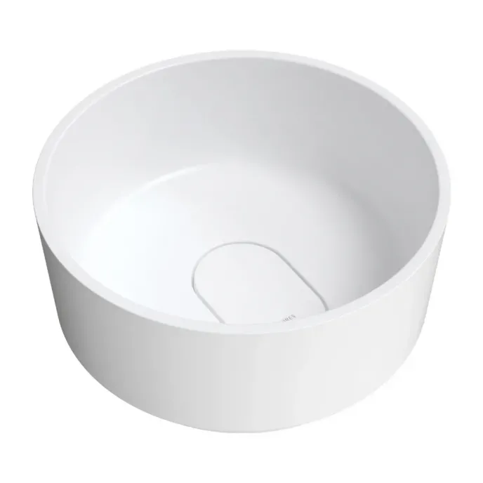 Nadpultni umivaonik CADENCE M+, ø42 cm, mat bijela