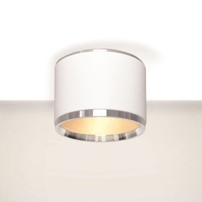 Stropna lampa RETI/N 104 L, crna/aluminij