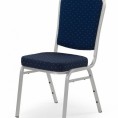 K66s krzeslo niebieski stelaz srebrny 116437 1200