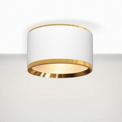 Stropna lampa RETI/N 104 XL, bijela/zlatna