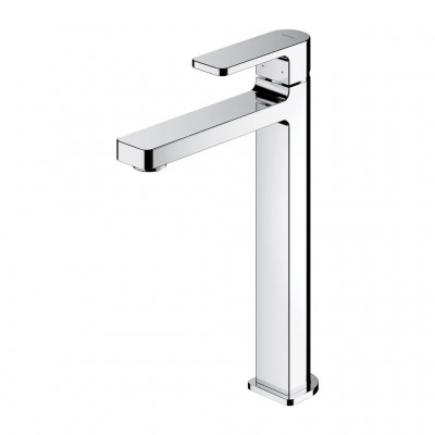 Visoka kupaonska slavina za umivaonik BARETTI, 28 cm, krom