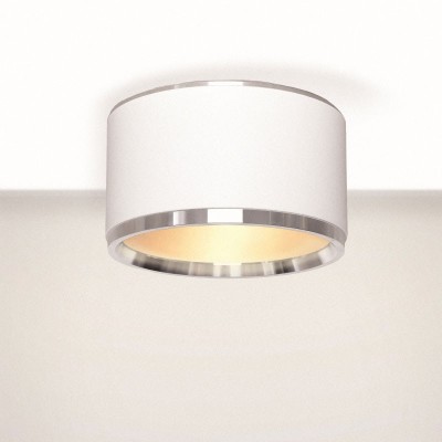 Stropna lampa RETI/N 104 XL, crna/aluminij