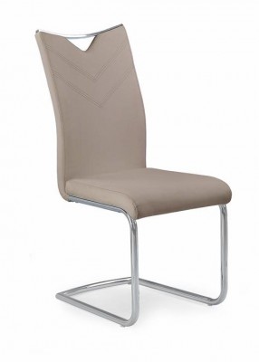 Blagovaonska stolica K224 od eko kože, cappuccino