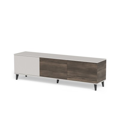 TV ormar RANDOM 2, 180 cm, kašmir / orah / crna