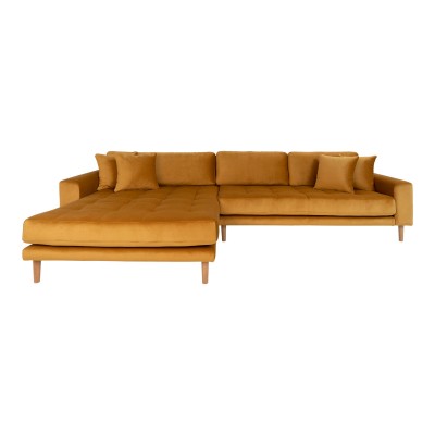 Lido Lounge Sofa, 290x170-92 cm, senf žuta