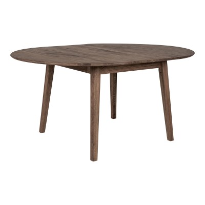 Metz blagovaonski stol, 118x118-158 cm, dimljen
