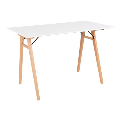 Vojens Stol, 120x60 cm, bijeli