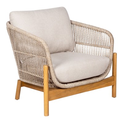 Terracina lounge stolica, 86x78,5 cm, smeđa / bež