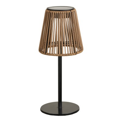 Salford lampa, 13,5x13,5 cm, smeđa / crna