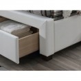 Krevet s ladicama MODENA II, 160x220 cm, bijela