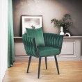 Stolica/fotelja AVATAR II, tamno zelena/crna