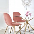 Blagovaonska stolica K381, svijetlo roza