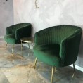 Fotelja Crown, tamno zelena