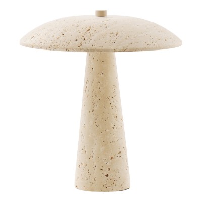 Stolna lampa Consett, 23x23 cm, prirodna
