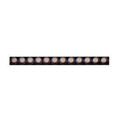 Ugradbena LED svjetiljka Maxlight X-line, za dovršetak s driverom HT0138, H0138, bijela + crna