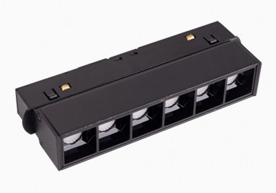 Magnetska tračna svjetiljka Maxlight Magnetic Linear Grid 11cm On/Off, M0003N, crna