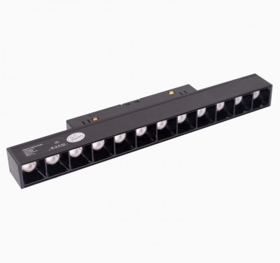 Magnetska tračna svjetiljka Maxlight Magnetic Linear Grid 23cm On/Off, M0004N, crna
