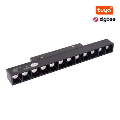 Magnetska tračna svjetiljka Maxlight Magnetic Linear Grid 23cm Zigbee, M0004Z, crna