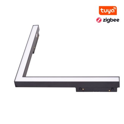 Magnetska tračna svjetiljka Maxlight Magnetic Corner 30x30 Zigbee, M0006Z, crna