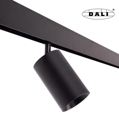 Magnetska stropna svjetiljka Maxlight Magnetic Reflector 18W Dali, M0010D, crna