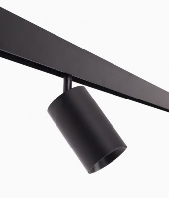 Magnetska tračna svjetiljka Maxlight Magnetic Reflector 18W On/Off, M0010N, crna