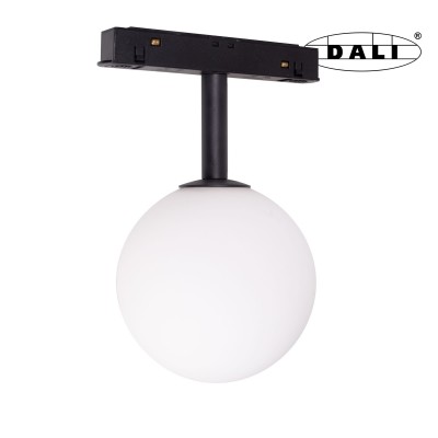 Magnetska tračna svjetiljka Maxlight Magnetic Fixed Globe Dali, M0016D, crna