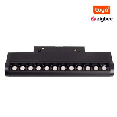 Magnetska tračna svjetiljka Maxlight Magnetic Foldable Grid Zigbee, M0019Z, crna
