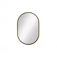 Ogledalo s LED rasvjetom BRIGHT PASTILLE, 95x40, crno