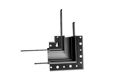 Magnetski dodaci za tračnice Maxlight Magnetic 90° kut za ugradbene tračnice MT0006/MT0007, MT0008, crni