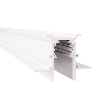 Magnetska tračna šina Maxlight Magnetic Recessed track 2m, MT0024, bijela