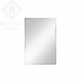 Ogledalo TINY BORDER STRAIGHT, 90x60 cm, srebro
