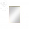 Ogledalo TINY BORDER STRAIGHT, 90x60 cm, zlatno
