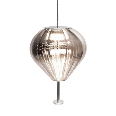 Visilica Maxlight Palloncini I, P0576, bijela + krom + dimljeno staklo