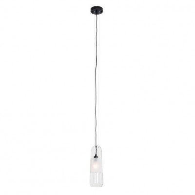 Visilica Maxlight Mauri, P0588, crna + prozirno staklo
