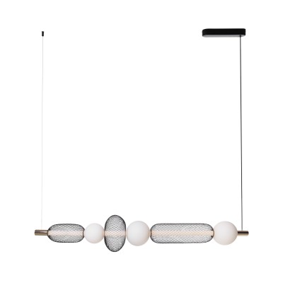 Visilica Maxlight Bora C, P0593, crna + zlatna