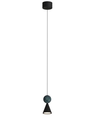 Visilica Maxlight Bingo 11W, P0682, crna