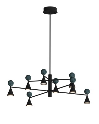Visilica Maxlight Bingo 54W, P0684, crna
