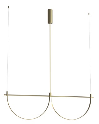 Visilica Maxlight Victoria 39W, P0689, zlatna