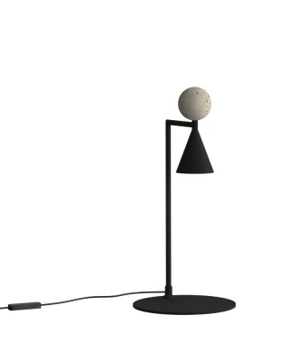 Stolna lampa Maxlight Bingo, T0070, crna