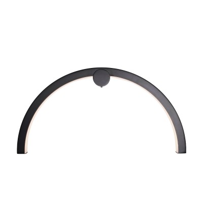 Zidna svjetiljka Maxlight Trio Arc, W0334, crna