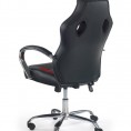 Gaming stolica SCROLL od eko kože, crna/crvena/siva