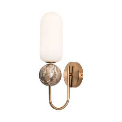 Zidna svjetiljka Maxlight Nova, W0380, brušeno zlato