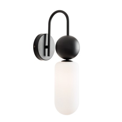 Zidna svjetiljka Maxlight Nova, W0381, crna