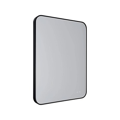 Neregularno zidno ogledalo Maxlight Mirror Rectangle, W0384, brušeni crni