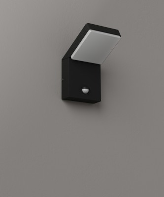Zidna svjetiljka Maxlight Fiss, W0472, crna