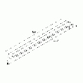 Zidna lampa FLINK W0309, 60 cm, crna