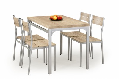 MALCOLM blagovaonski stol + 4 stolice
