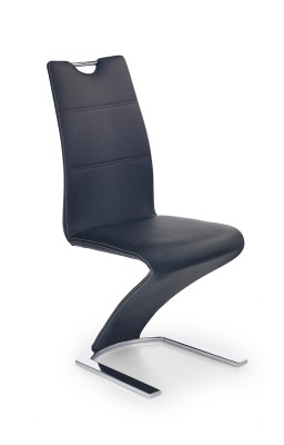 Blagovaonska stolica K188, crna eko koža